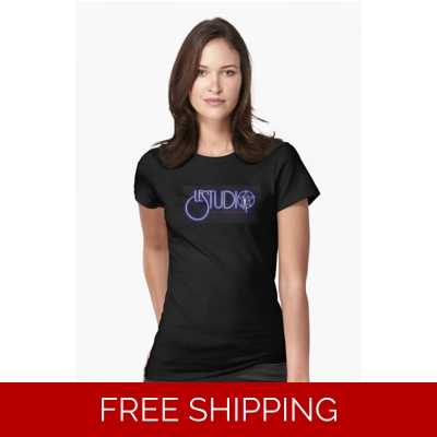 Girlie A Fitted T-Shirt Le Studio Star Man Logo